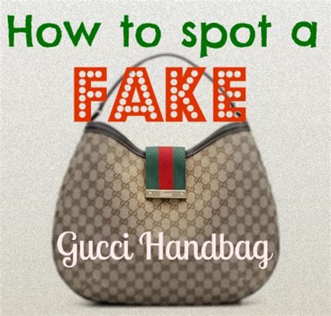 how to determine a fake gucci bag|How to Spot a Fake Gucci Bag .